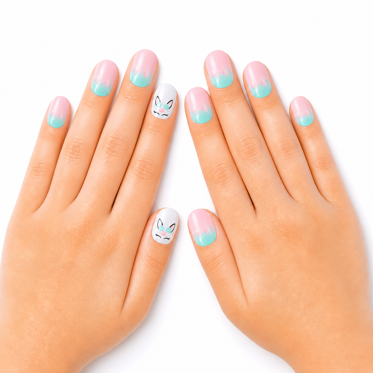 Cute Kids Press-On Nails(24 pcs)