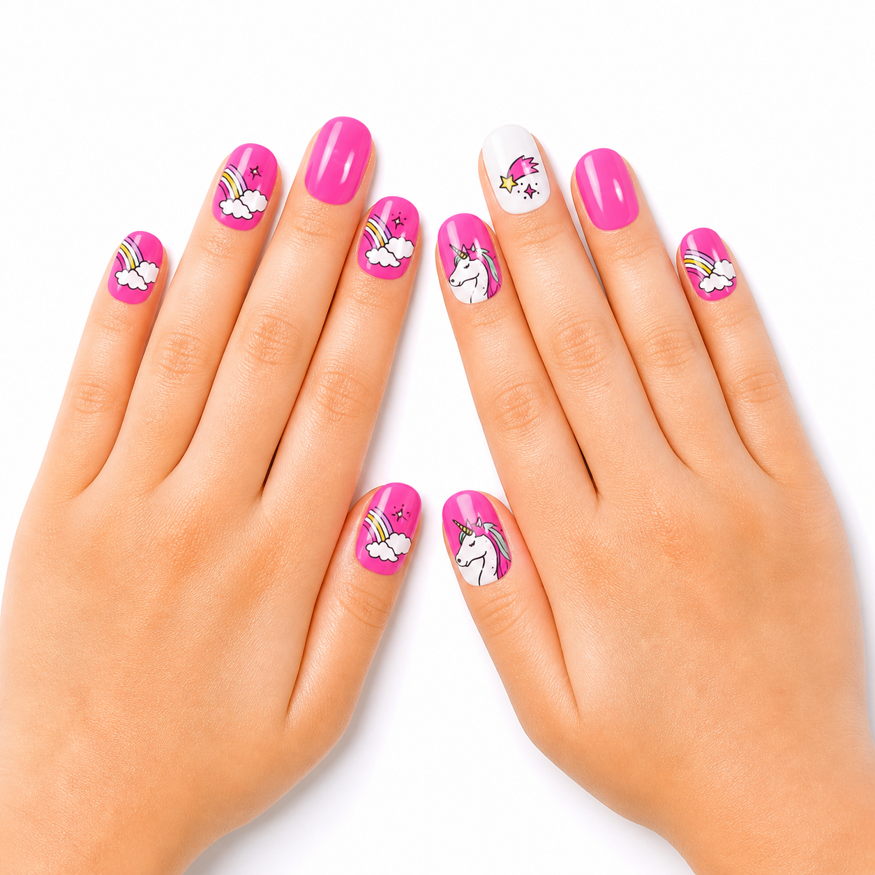 Cute Kids Press-On Nails(24 pcs)