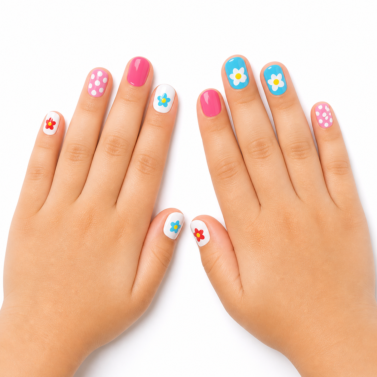 Cute Kids Press-On Nails(24 pcs)
