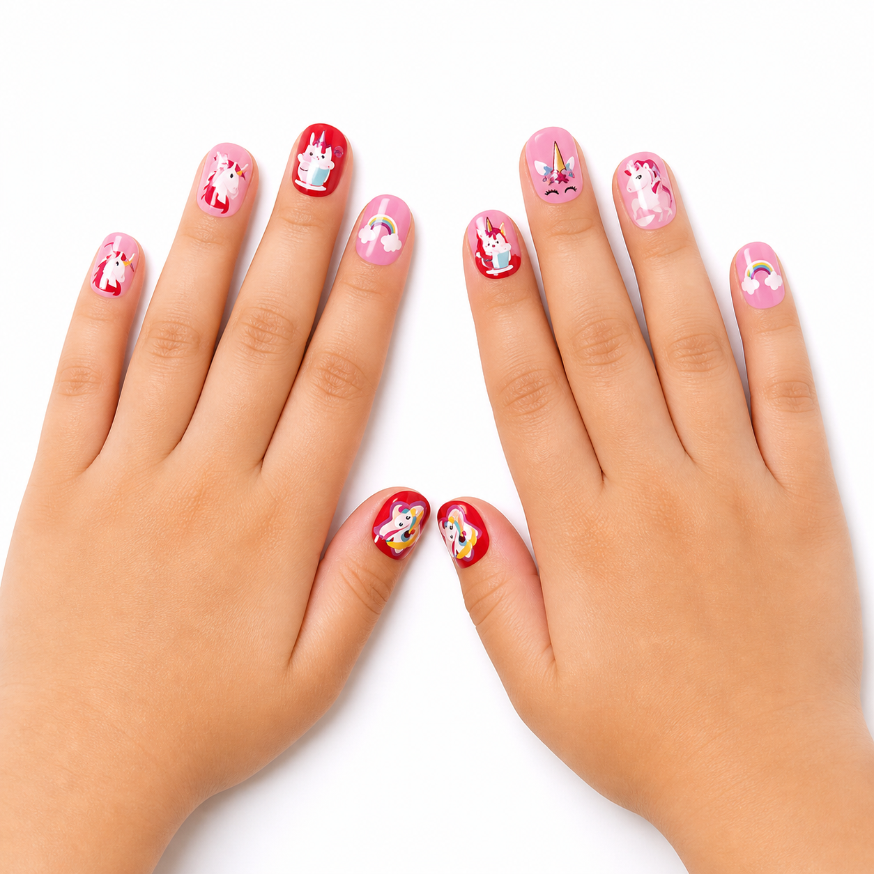 Cute Kids Press-On Nails(24 pcs)