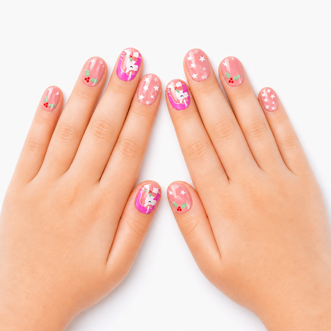 Cute Kids Press-On Nails(24 pcs)