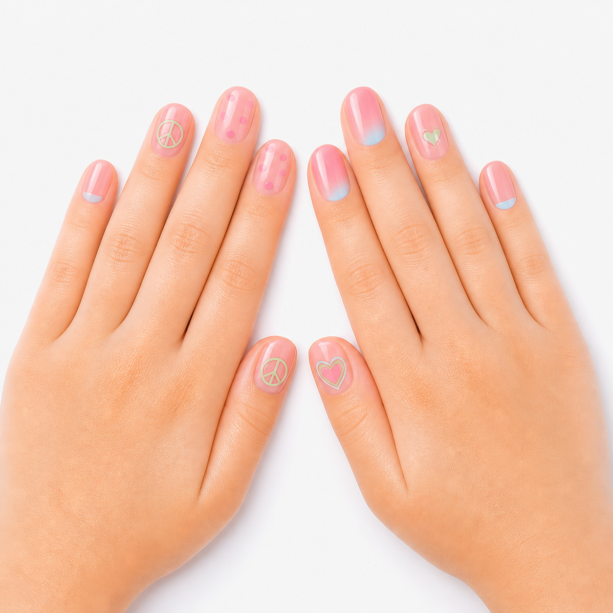 Cute Kids Press-On Nails(24 pcs)