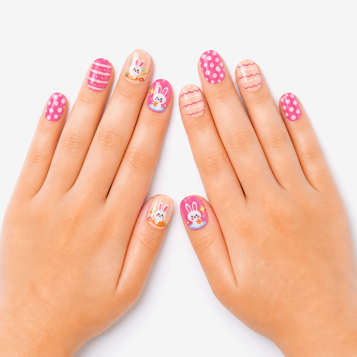 Cute Kids Press-On Nails(24 pcs)