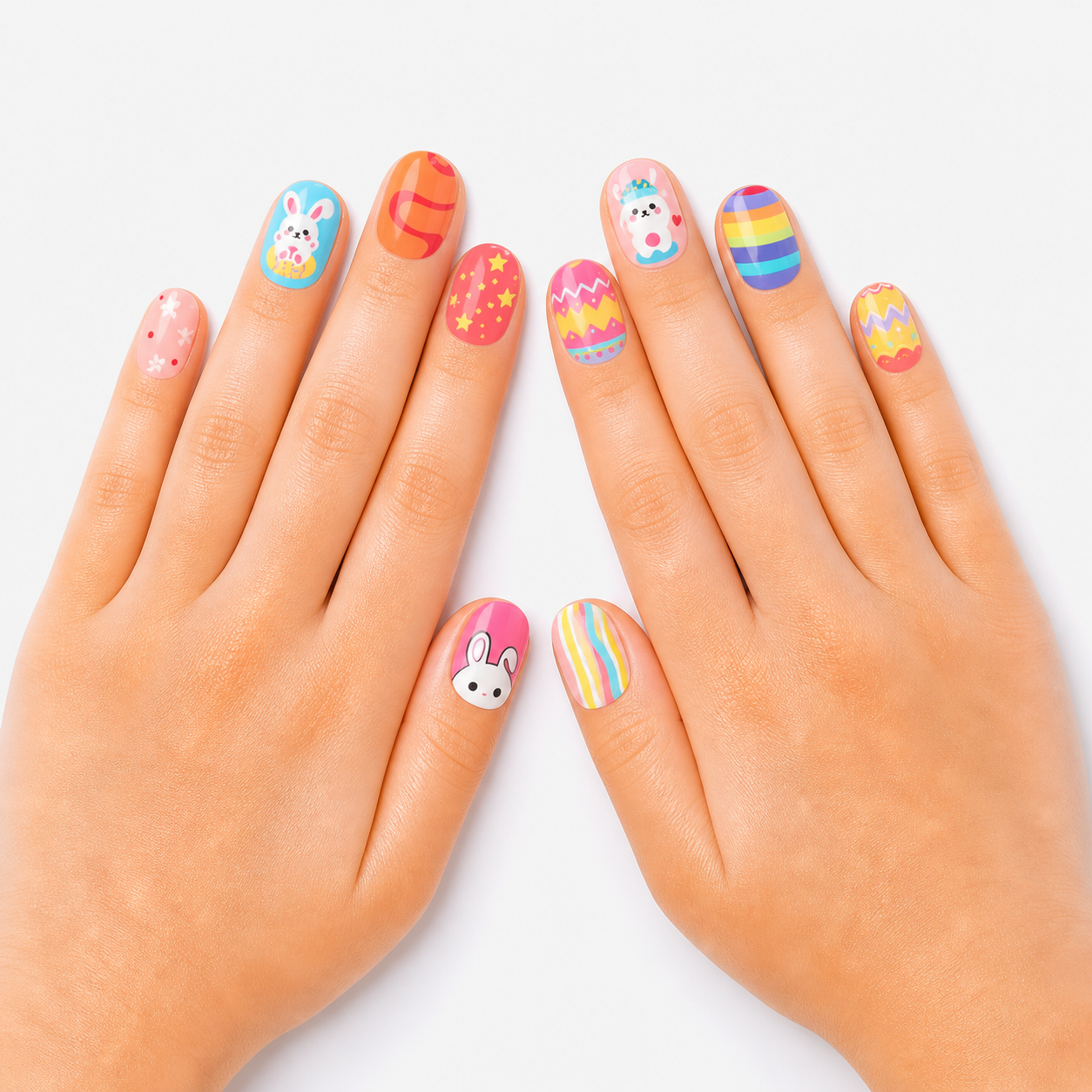 Cute Kids Press-On Nails(24 pcs)