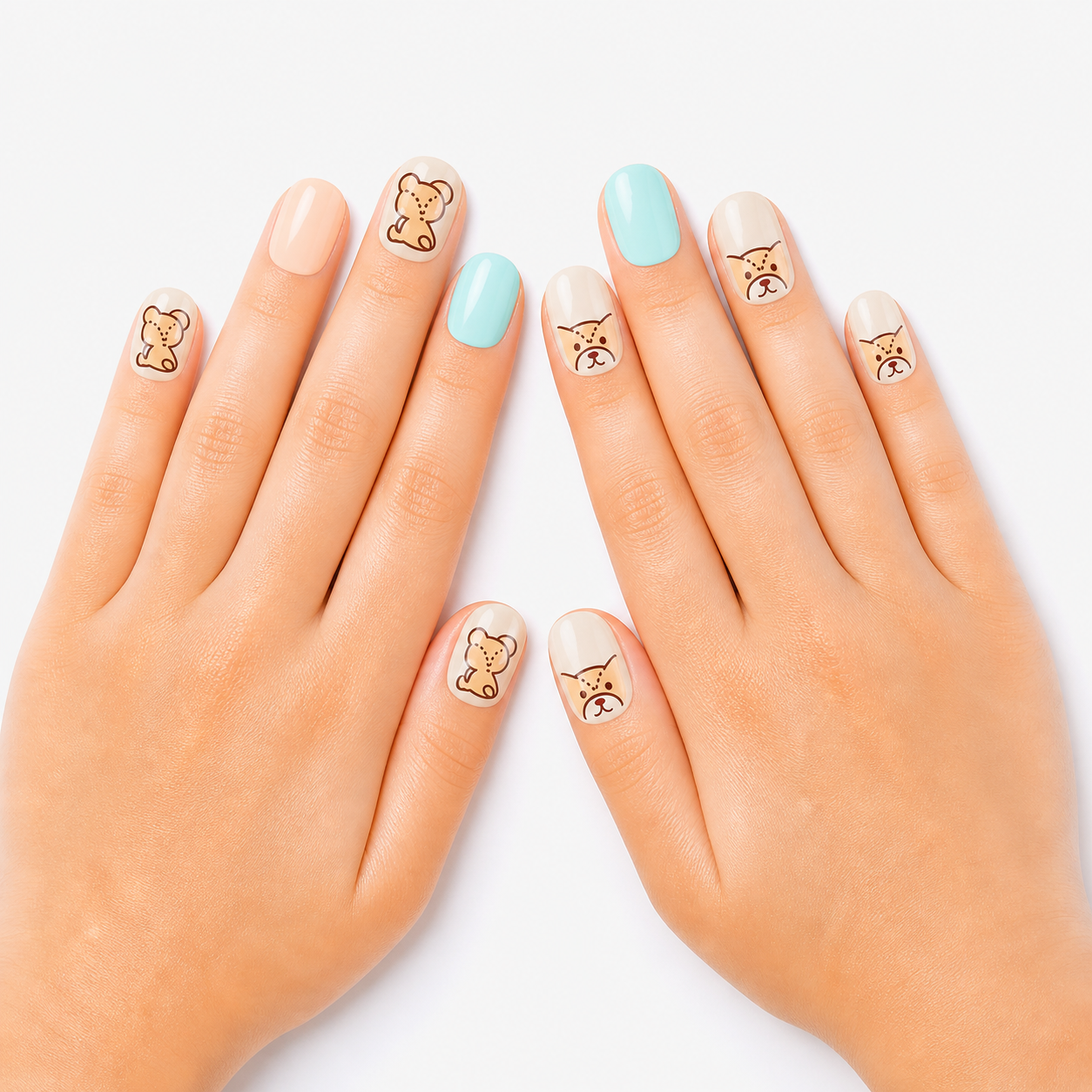 Cute Kids Press-On Nails(24 pcs)