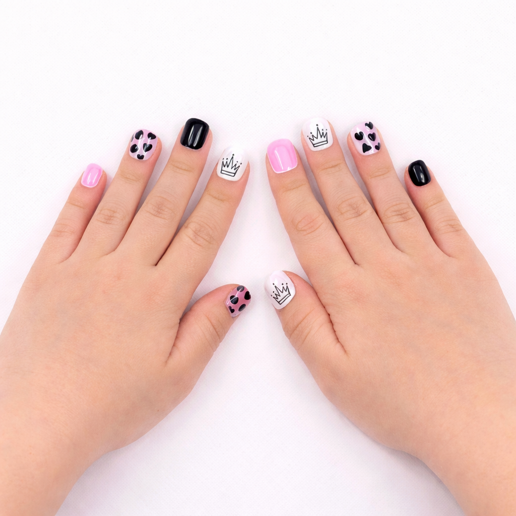 Cute Kids Press-On Nails(24 pcs)
