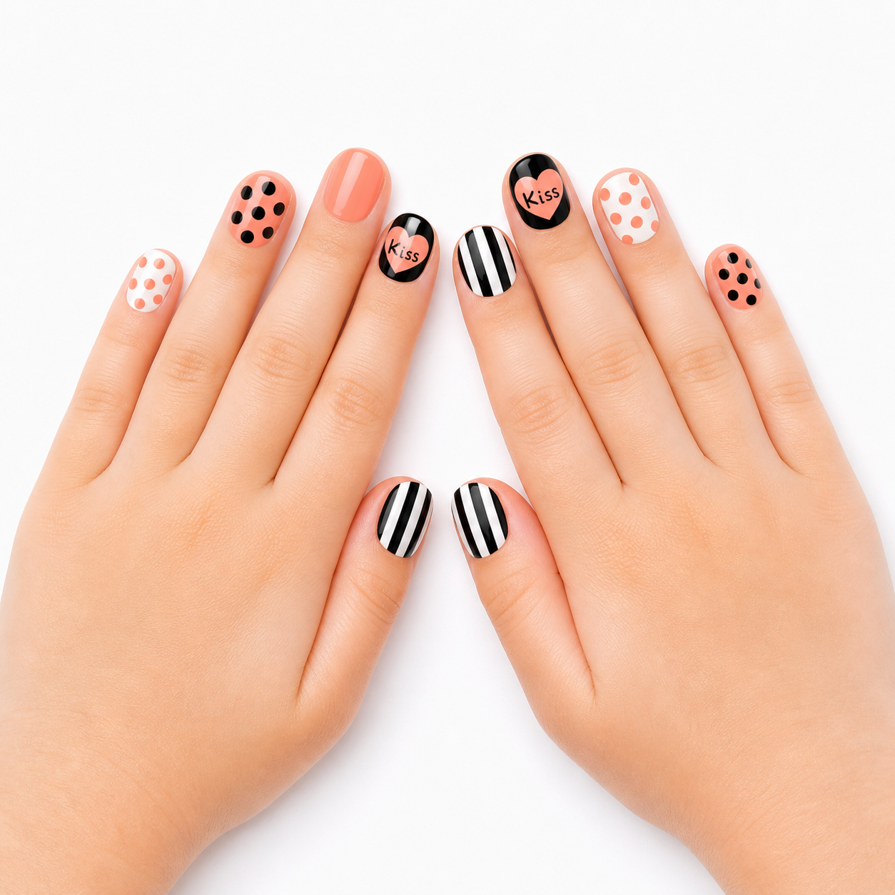Cute Kids Press-On Nails(24 pcs)