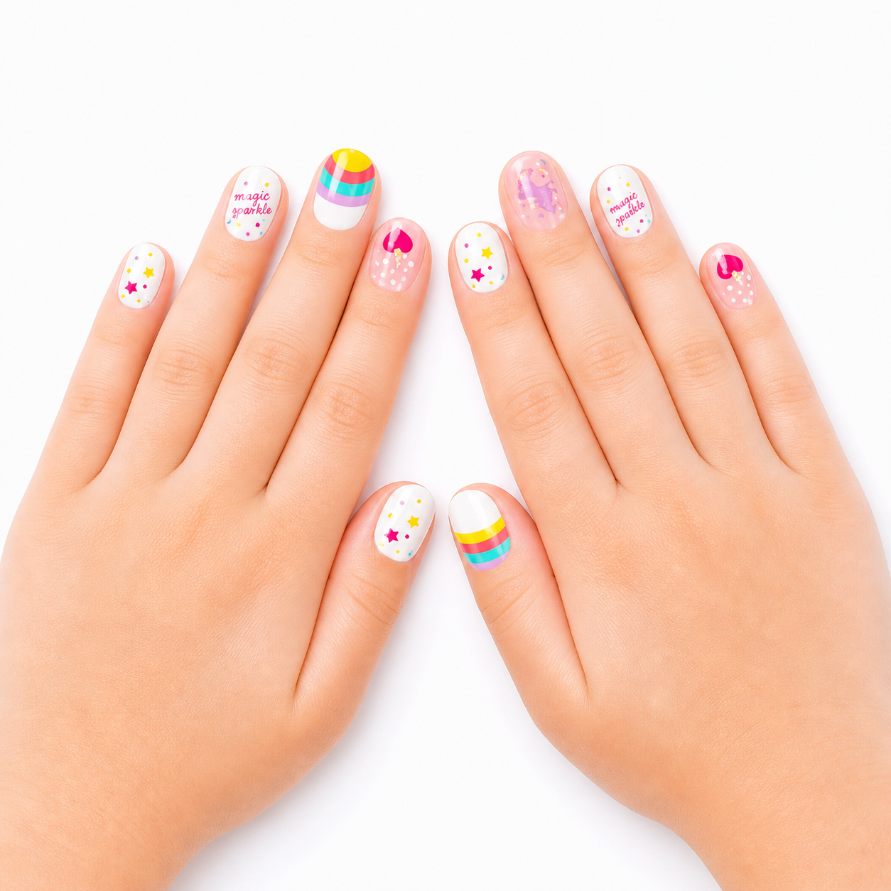 Cute Kids Press-On Nails(24 pcs)