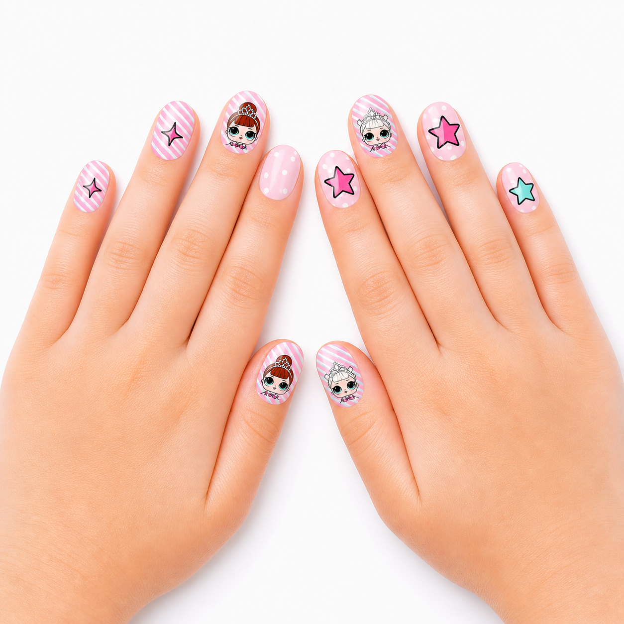 Cute Kids Press-On Nails(24 pcs)
